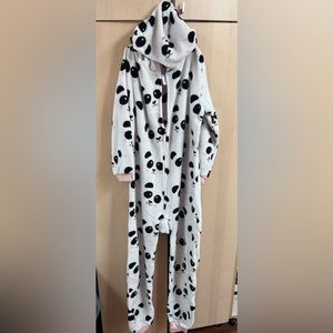 Hoodie panda jumpsuit